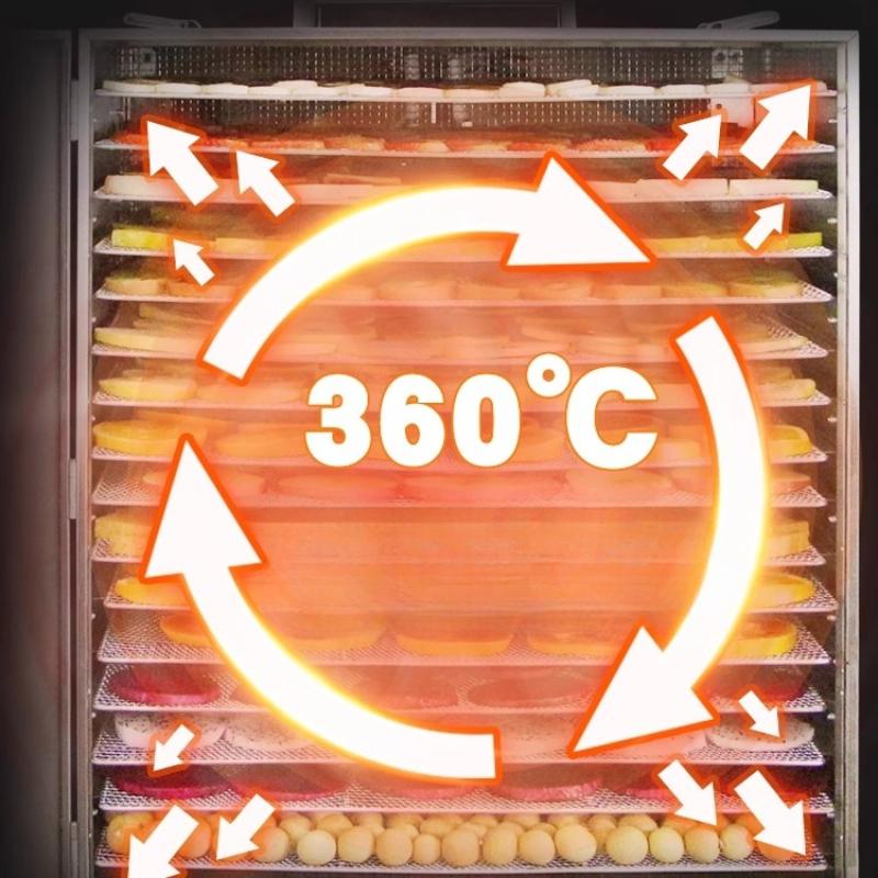 220V Food Dehydrator Portable Household And Commercial Air Dryer Food Machine For Fruit And Food