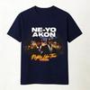 Ne Yo Akon 2026 New Night Like This Tour Maglietta Moda Casual Top per Uso Quotidiano Leggermente Traspirante Hip Hop Streetwear