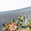 Used FEILER Pouch Pile Gray Multicolor Floral