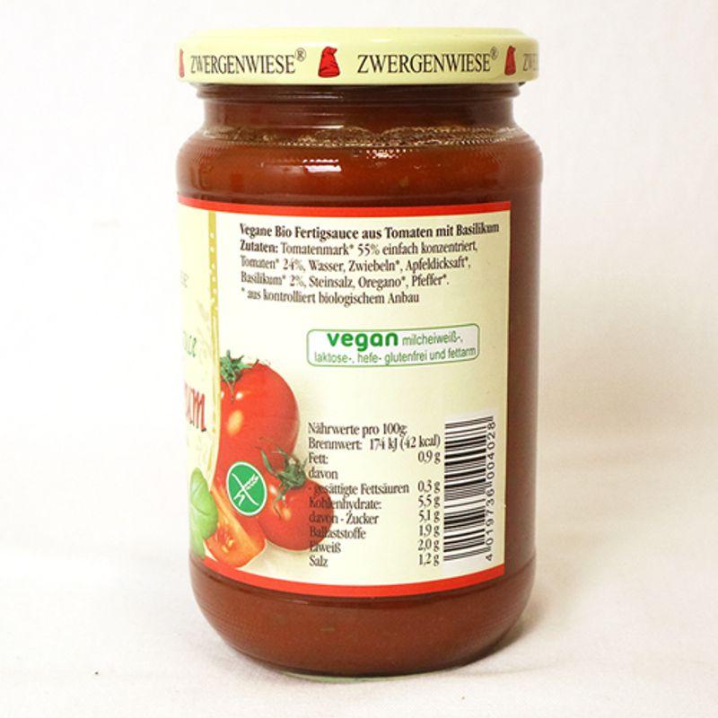 Zbergenwiese Basil Tomato Sauce 350g