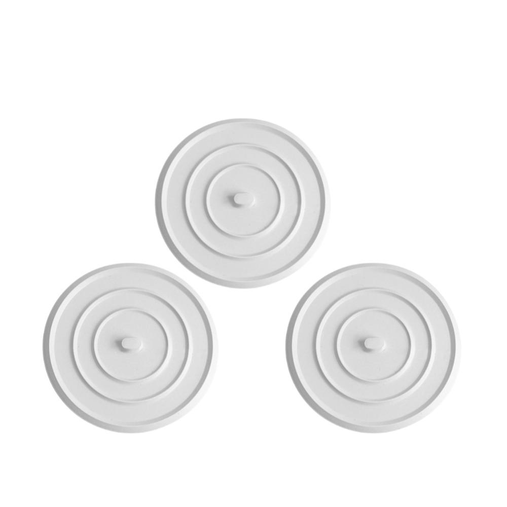1/3PCS Large Silicone Bathtub Stopper Leakage-proof Drain Cover Sink Hair Stopper Tub Flat Plug Stopper Bathroom Accessories
