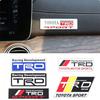 Car Aluminum Emblem Badge Supercharged Styling Decal Sticker For Toyota Hilux Aygo Yaris Ractis Corolla Camry CHR Auris Tacoma