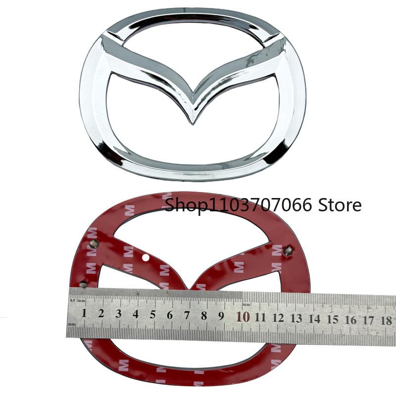 Car Hood Front And Rear Tail Mark ABS Logo Compartment X Badge Sticker For 2006 07 08 09 10 11 12 13 14 Year MAZDA3 Accessories