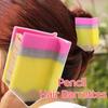 Funny Book Hair Claw Cute Geometry Acetate Hair Clip Pencil Hair Barrettes  Back To School
