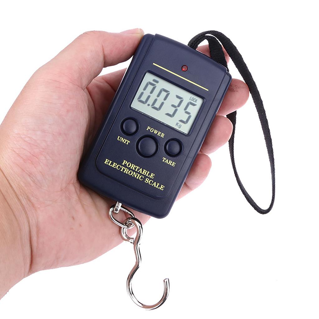 40kg 88lb Handheld Digital Scales With Backlight 0.001kg Accuracy Portable Fishing Scale Tools With Hook