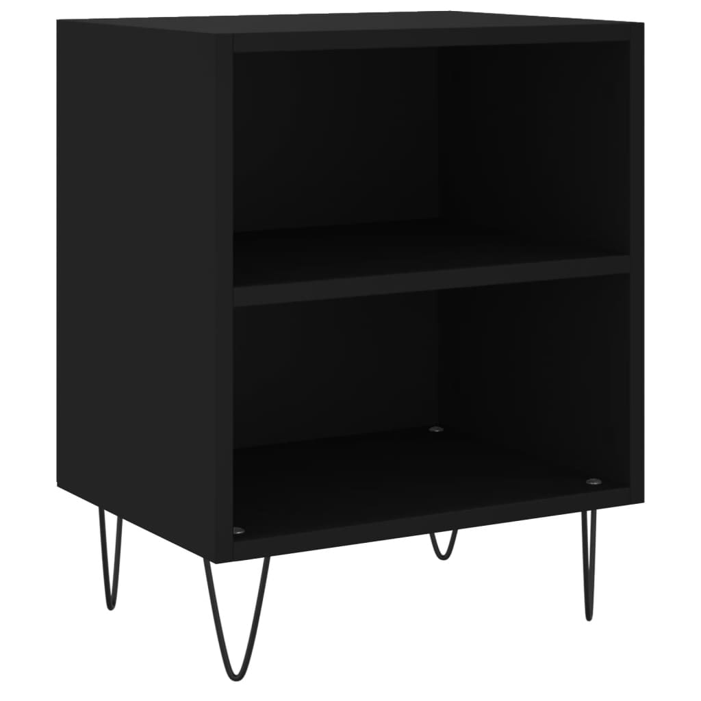 Nightstands 2 pcs Black 40 x 30 x 50 cm Particleboard