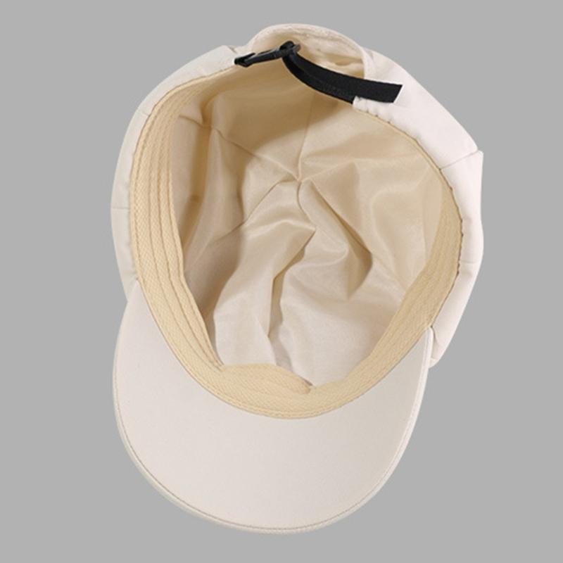 Harajuku Girl Cats Ear Baseball Hat Octagonal Hat Eye Catching Travel Gathering Visor Hat for Cycling Hiking Visor Hat