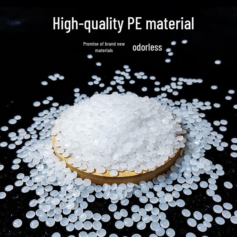 White Smiling Face PE Shopping & Takeaway Bags