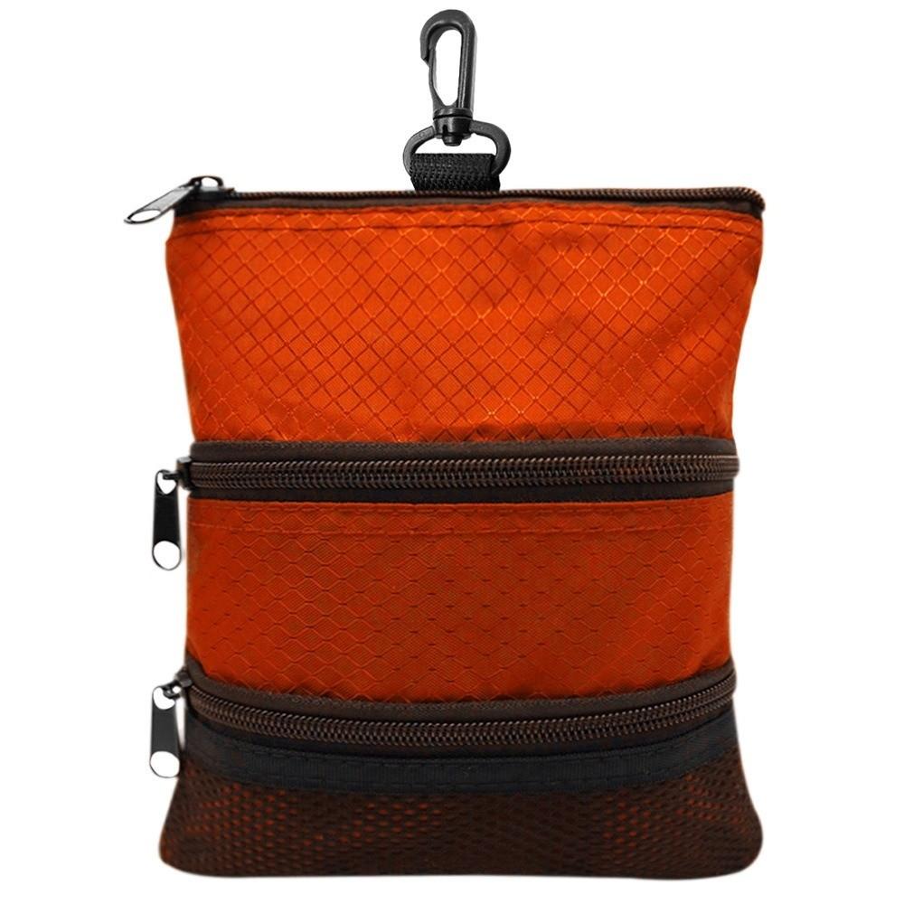 Portable Golf Storage Bag Three Layer Golf Pouch Accessories Carrier Golf Ball Bag Traveling