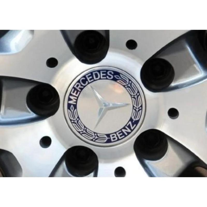 75mm 4PCS Car Wheel Hub Center Cover Badge Cover Suitable For Mercedes Benz Modified Accessories W204 W211 W205 W212 AMG W203