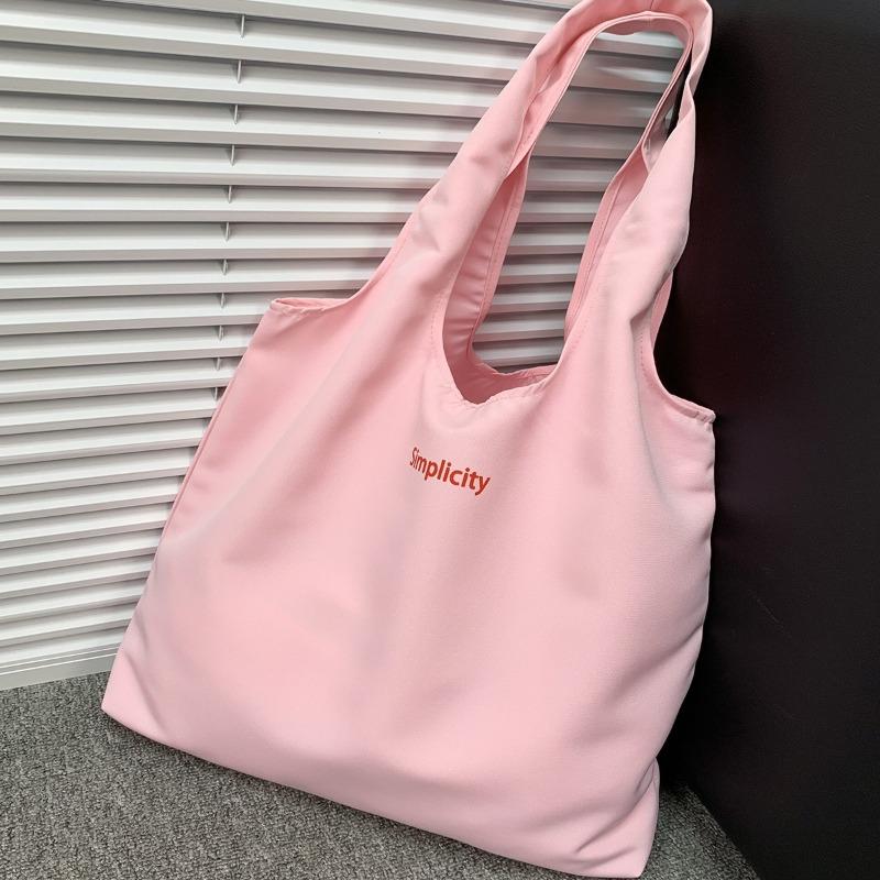 

Летняя простая сумка большой вместимости для путешествий и отпуска с надписью