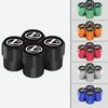 4Pcs Aluminium Car Wheel Tire Valve Cover Dust-proof Decorative Caps Accessories For Lexus RX350 IS250 IS350 GX460 ES350 GS350CE7 