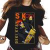 Women Kawaii Cartoon Skateboard Boys Graphic Print Tshirt Tees Casual Tops T-shirt Hot Anime SK8 The Infinity T Shirt