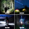 Rechargeable Torch LED, 6000 Lumens Torches LED Super Bright Battery Powered with 3 Lighting Modes Zoomable IP65 Waterproof