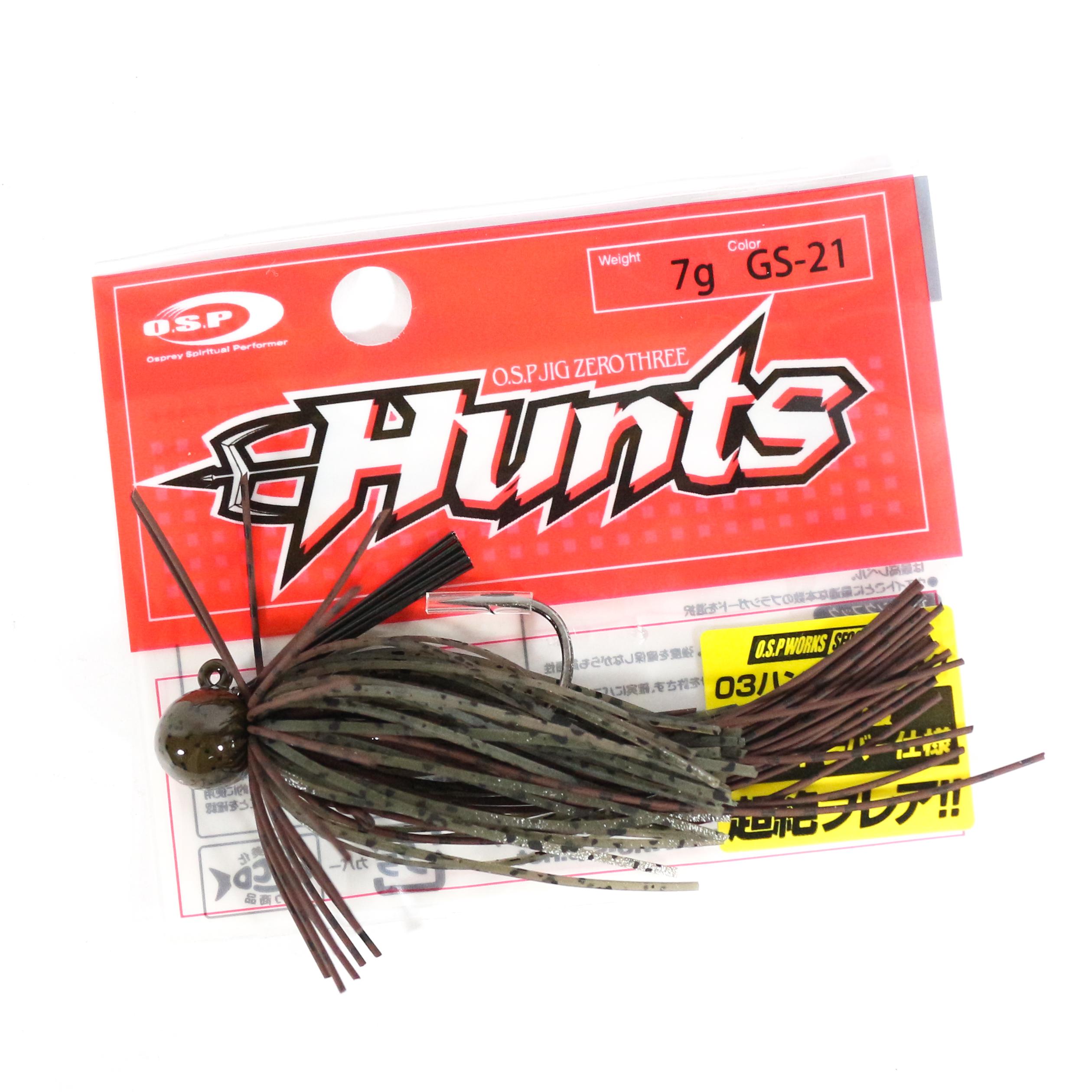 

OSP Rubber Jig Zero Three Hunts Strong Hook 7 Grams GS-21 (3493)