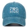 Retro Letter Embroidery  Dog Dad Baseball Caps Washed Cotton  Adjustable Casual Hat Hip Hop Streetwear y2k Cap