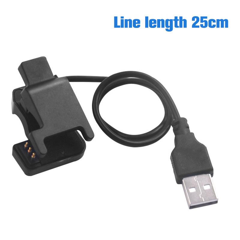 

New Black Smart Watch Universal Usb Charging Cable 3 Pins Charger Clip Power Adapter Charger Portable Wristband Usb Fast Charging Cable one size