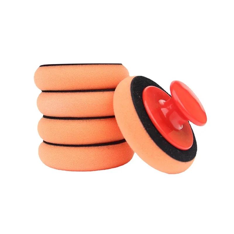 1Set Car Waxing Sponge Polish Pad Multifunctional Microfiber Applicator Polisher Wax Sponges Accessories Auto Cleaning Tools