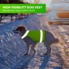 2 Pieces Dog Hunting Vest Reflective Safety Vest Adjustable,High Visibility Jacket Make Your Dog More Visible and Safety from Hunter (Fluorescent