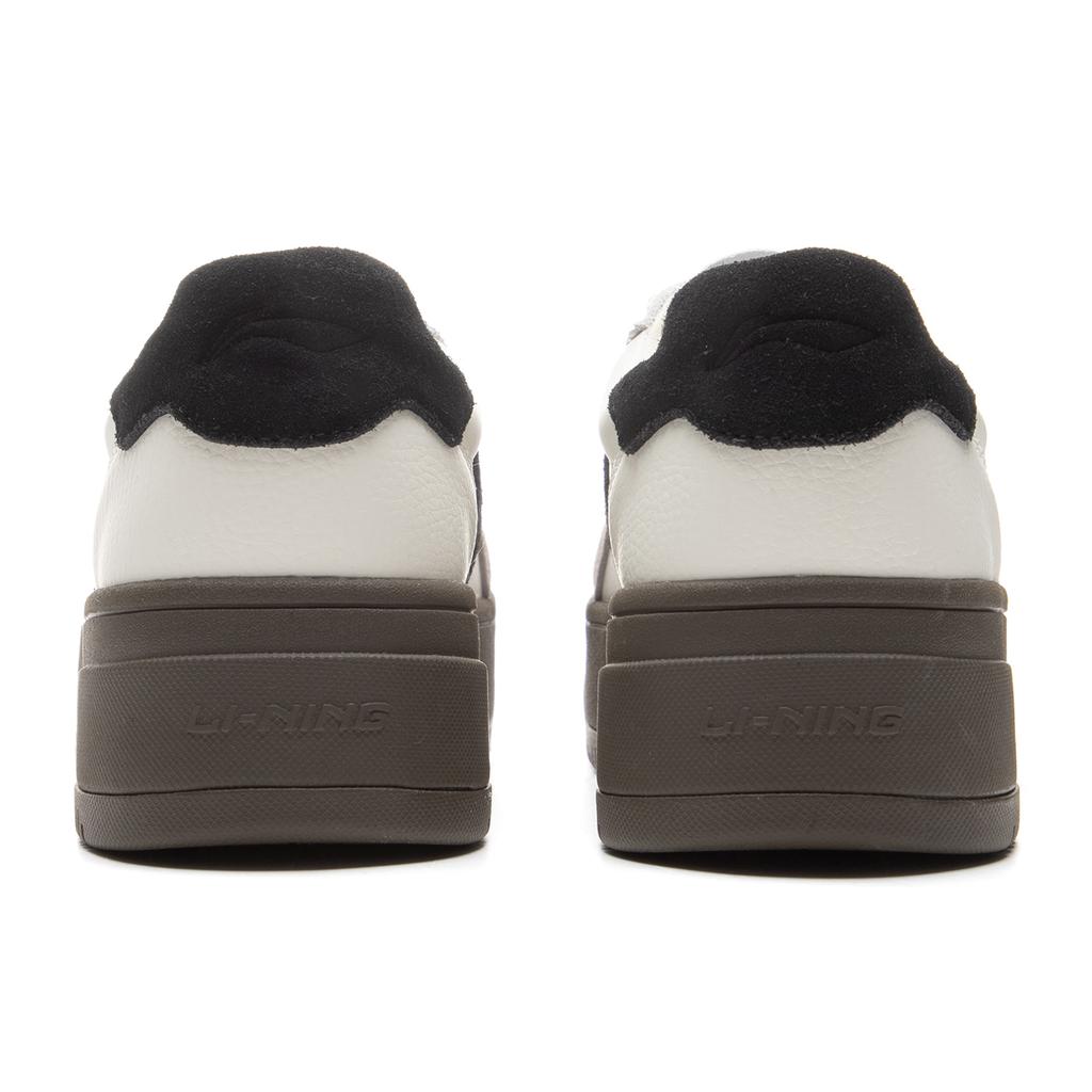 New LiNing Cheese 2.0 German Training Anti Slip And Wear Resistant Breathable Low Top Skateboard Shoes Women's White Black AGCU534-1