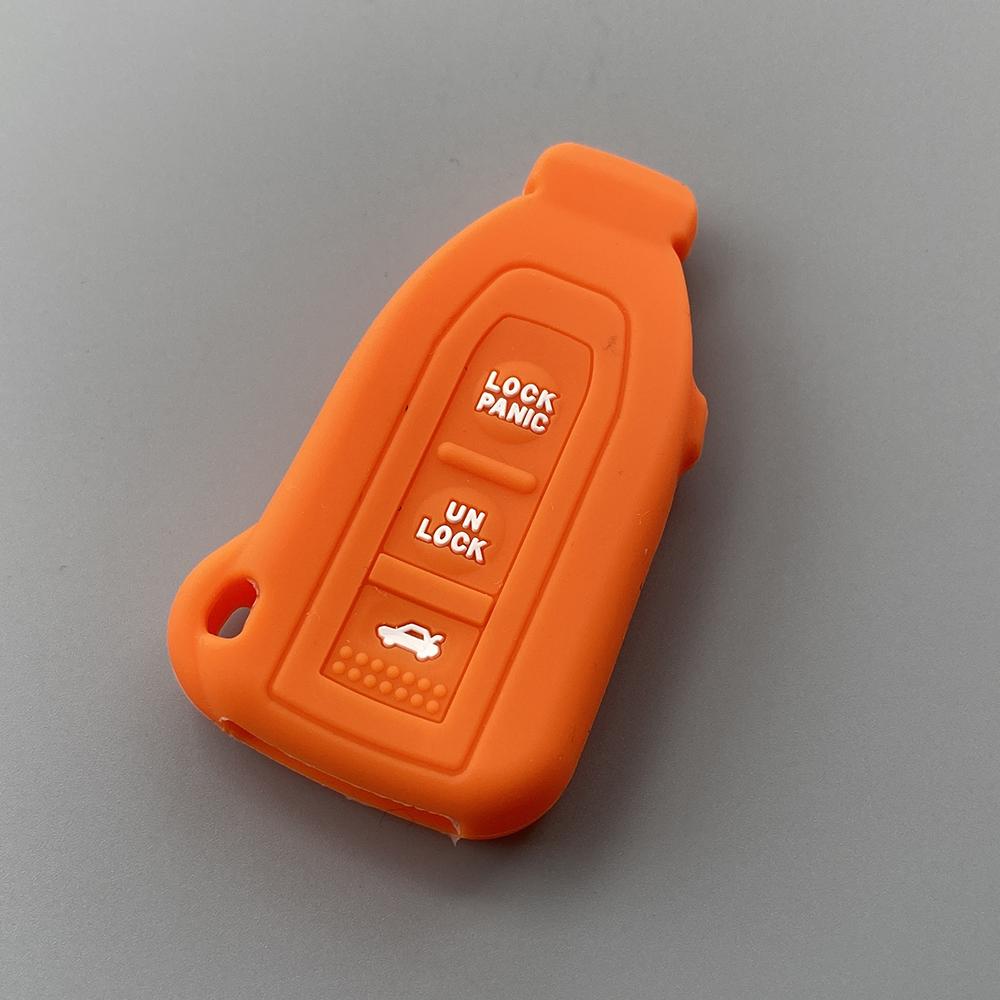 

Silicone 3 Button Remote Key Shell Cover for Lexus LS430 RX330 RX350 Keyless Fob Car Styling Auto Accessories Fob Skin Protector помаранчевий