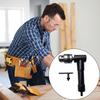 Right Angle Chuck for Power Drill 90 Degree Attachment, Corner Adapter with 0.8-10mm 3-Jaw Chuck, Compatible Most Bits Metal