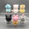 Mofusand Kitten X Kt Cat Cross-Dressing Sitting Posture Blind Box Multiple Styles Cute Doll Desktop Ornament Mystery Box Gifts