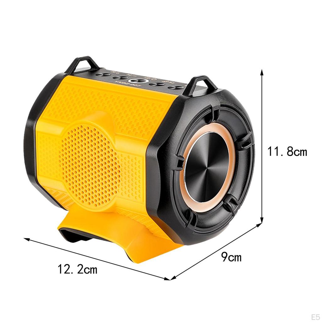 Speaker Compact Stereo Sound Stable Connection Mini Sturdy Outdoor Portable Bluetooth