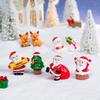 1PC Hand-Painted Holiday Decor Christmas Miniature Figurine Gifts Ornaments Art Crafts Multiple Options Available