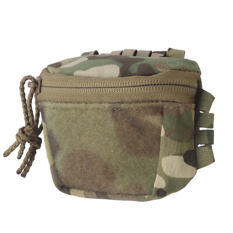 Tactical Helmet Storage Pouch Portable Night Vision Battery Holder Counterweight Bag for Wargame Training