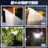 Outdoor Solar-Powered Motion Sensor Light, Clip-on, Waterproof, Dummy Camera Design, Security Camera Style, Red Light Deterrent, Daylight Color,