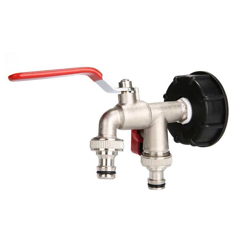 

Соединитель адаптера для садового резервуара для воды Соединители для садовой воды для 1000-литрового IBC Соединитель адаптера для садового резервуара для воды