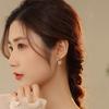Natural Hetian Jade Pearl Earrings Niche Light Luxury Earrings Women's New Trendy Simple Temperament Earrings Earrings