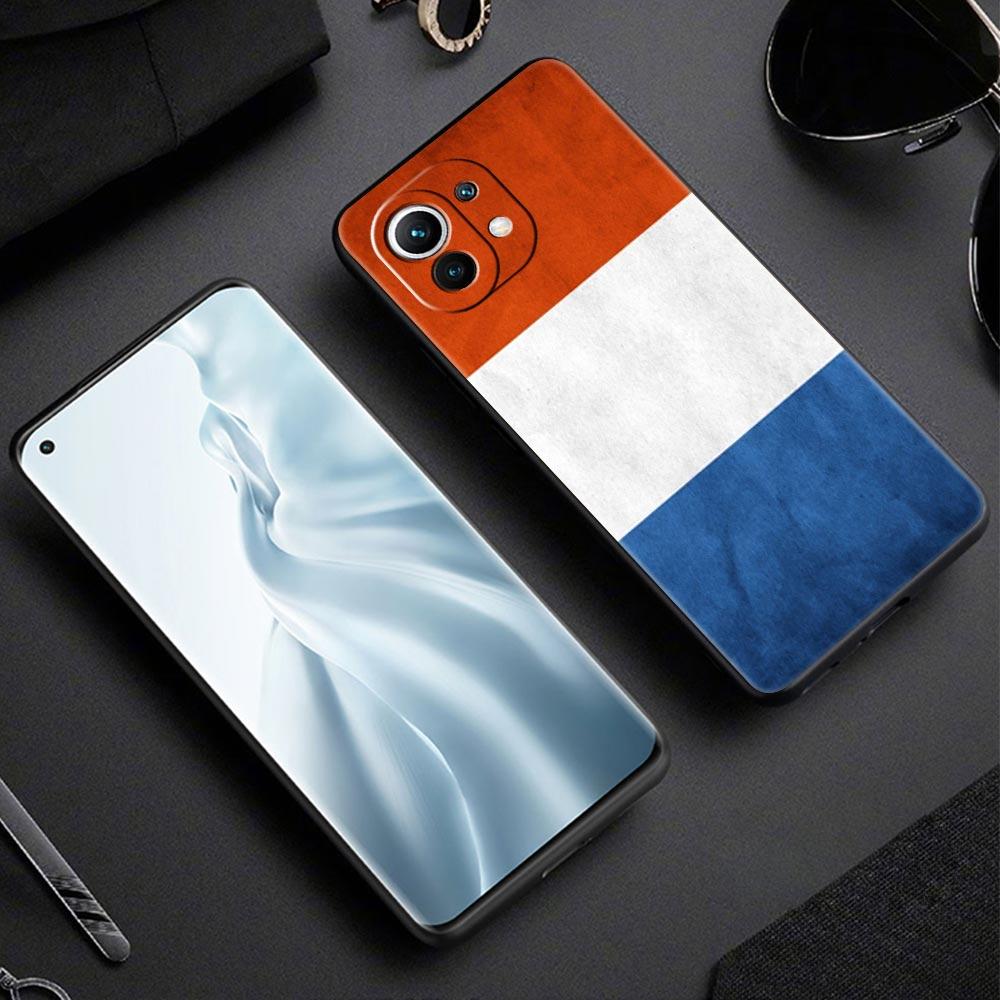 Phone Case For Xiaomi Mi 15 14 13 12 11 Lite 14T 13T 12T 11T Pro Poco X7 X6 X5 X3 Pro F6 F5 F4 Cover Dutch Flag