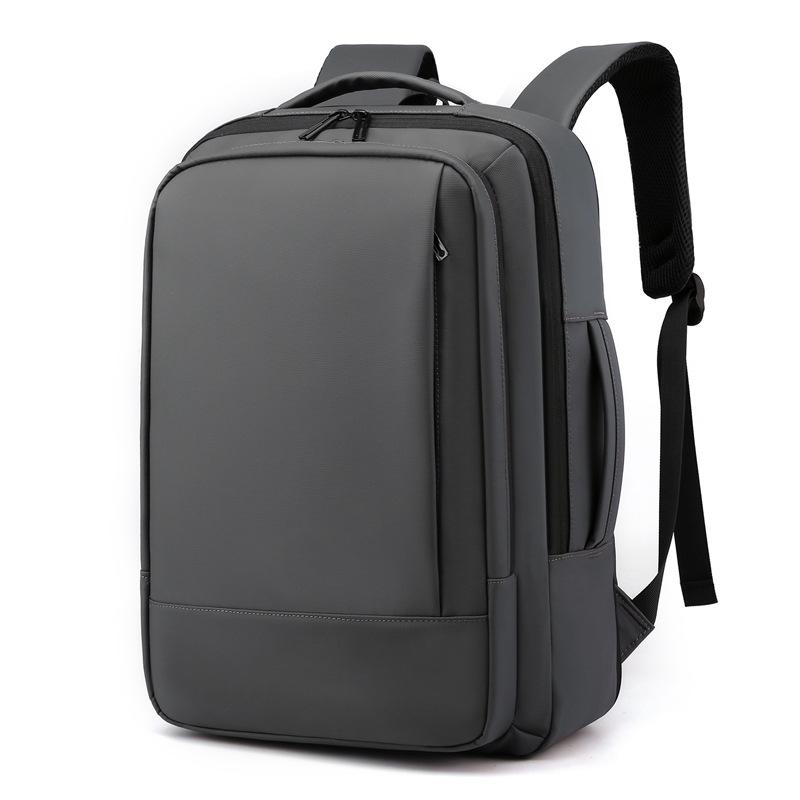 

Versatile Solid Color Fashion Backpack: Water-Resistant, High-End Business Laptop & Travel Bag.