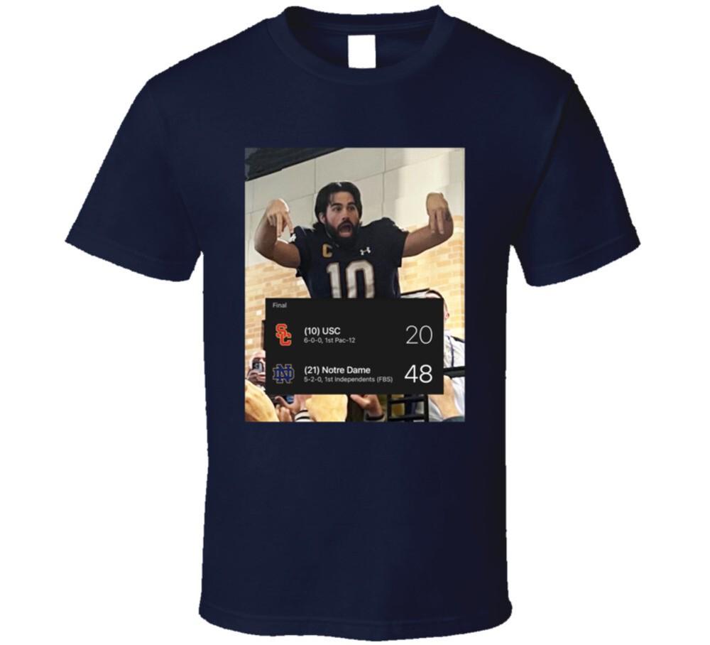 

Sam Hartman Celebrates Game Win Fan T Shirt L