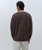 MUSINSA STANDARD [Victoria Wool] Minimal Ribbed Crew Neck Knit [Brown]