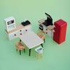 Kids Toy Kitchen Layout Ornaments 1:12 Scale Mini Furnishing Miniature Dollhouse Furniture