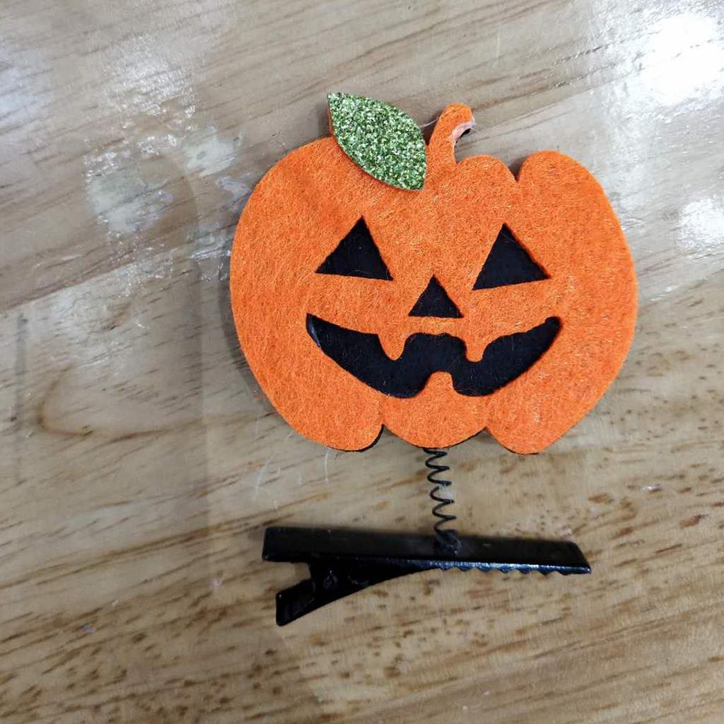 Halloween Hairpin Pumpkin Ghost Skull Buckle Headwear Festive Items PROM Party Props Small Gifts