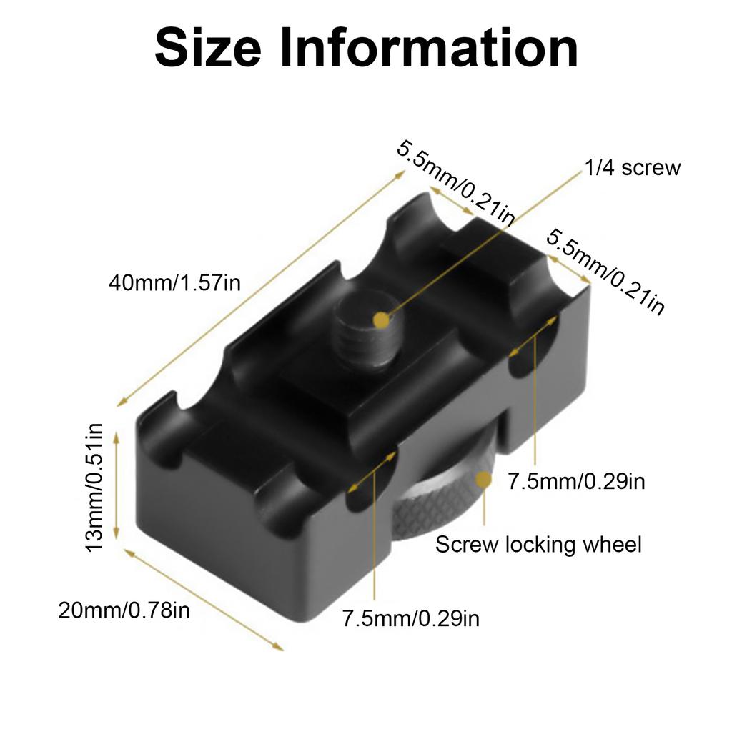 Camera Cable Clamp Aluminum Tether Cable Block Clip USB Cable Lock Clip Clamp Protector for DSLR Cameras Cable