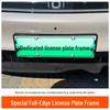 2026 Qiyuan A06 Full-Coverage Green License Plate Frame for New Energy Vehicles.