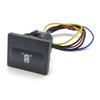 Car Red LED DRL Light Packing Radar Power On Off Camera Mirror Switch Button For Ford Focus 2 Mk2 2009 2010 2011 Accessories