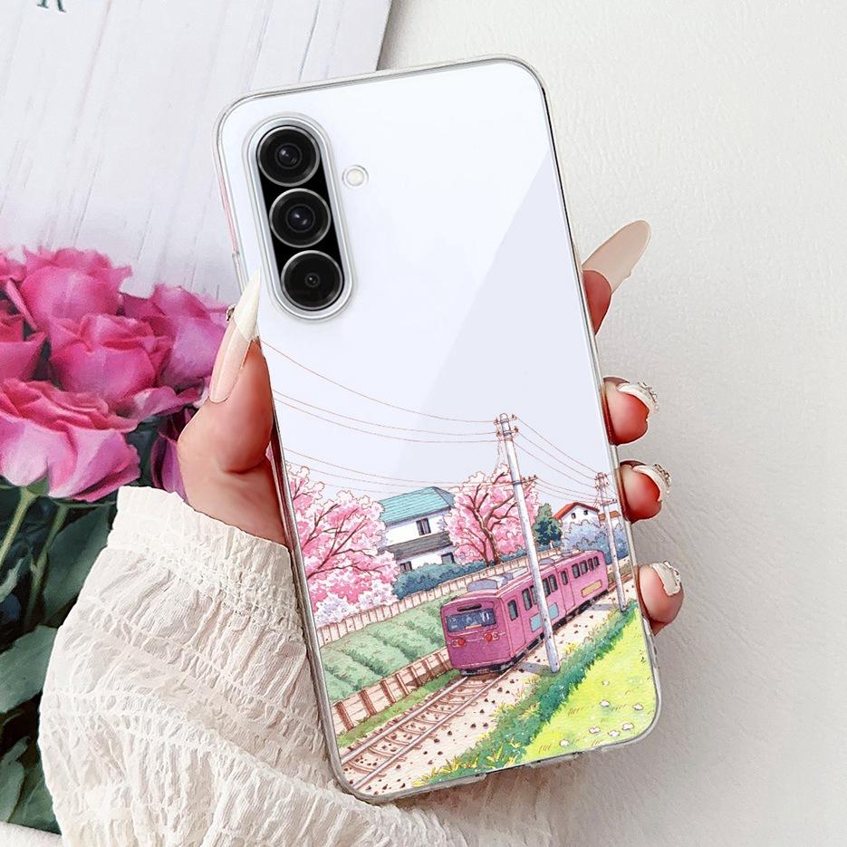 For Samsung Galaxy A16 A26 A36 A56 Case Fashion Painted Cover Soft Slim Phone Case For Samsung A36 A 16 26 56 Galaxy A56 5G Bags