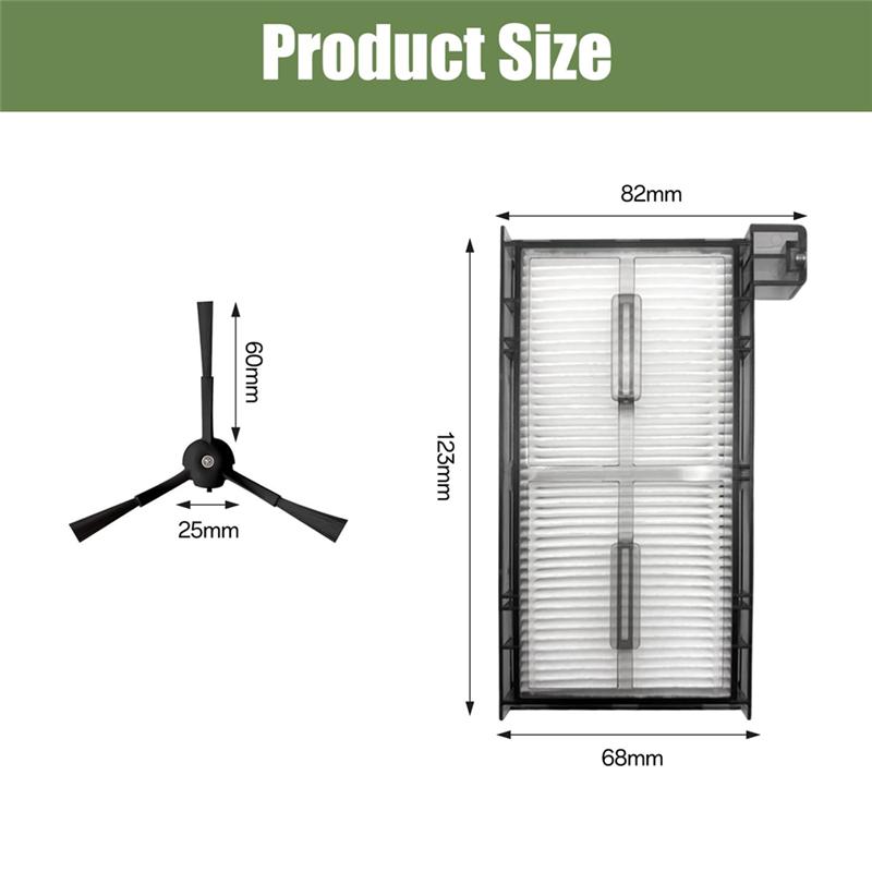 A65T-For Eufy X8 Pro Replacement Filters Eufy Replacement Brushes Eufy X8 Robot Vacuum Brush