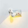 Mini Magnetic Fridge Lamp Portable Night Light For Bedroom Kitchen Office Decors Resins Craft Refrigerator Magnets