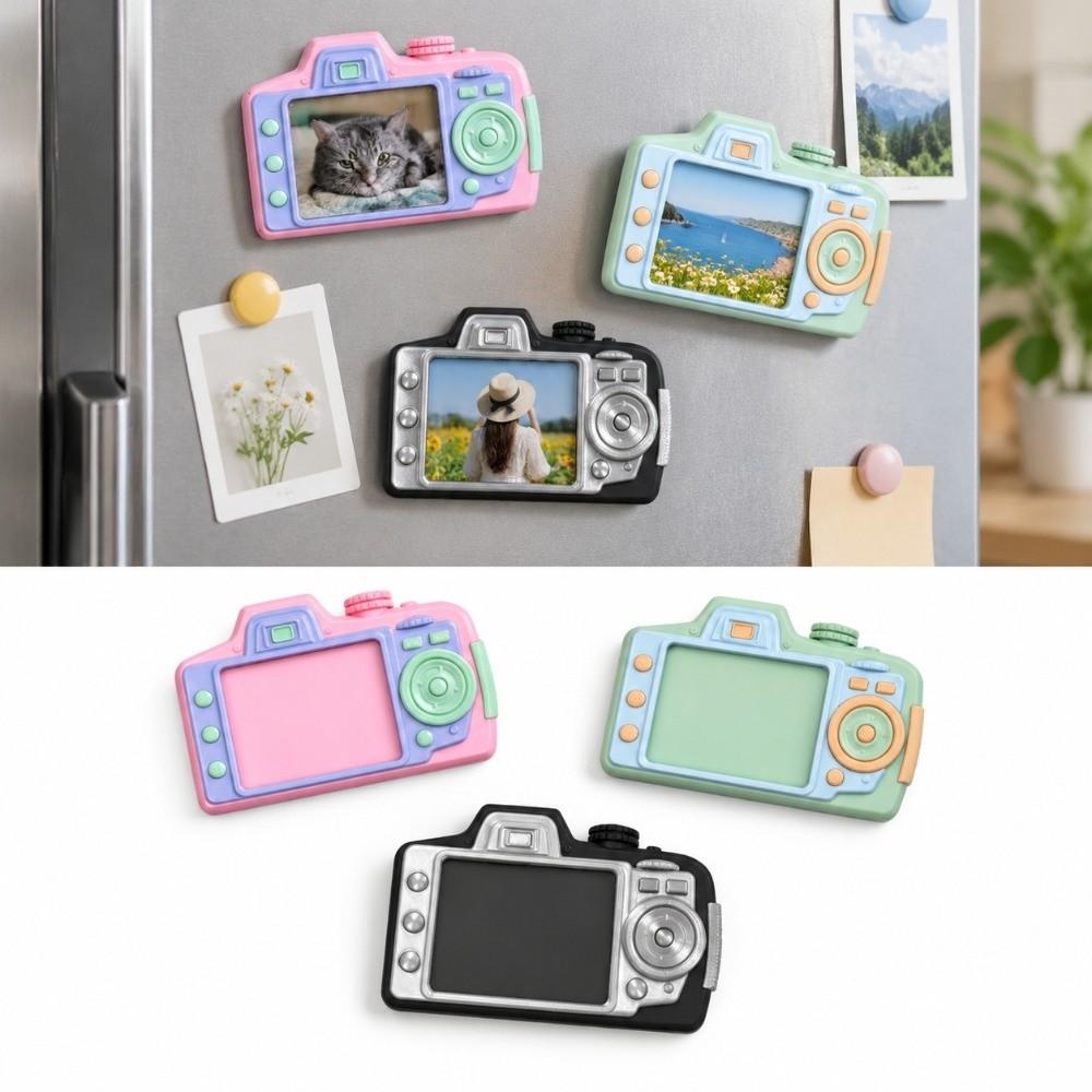 Creative Photo Frame Refrigerator Magnets 3D Printed Postcard Display Stand Home Decor