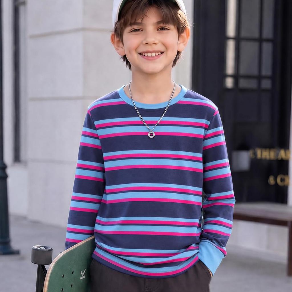 Felpa Girocollo Unisex per Ragazzi e Ragazze, Top Pullover Casual Comodo Girotondo