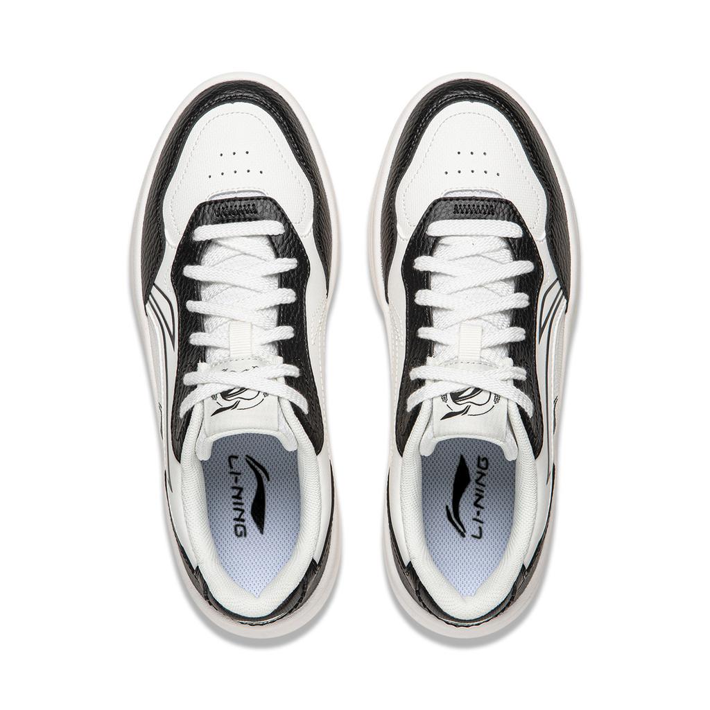 Li Ning Wheat Age Slip Resistant, Abrasion Resistant, Breathable, Height Increasing Low top Skateboard Shoes Women's AGCW086-4