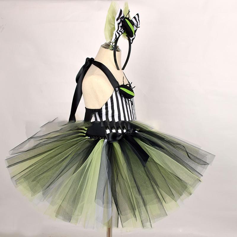 Meisjes Halloween Kever Cosplay Kostuums Kinderen Feestjurk Jurk Avondshow