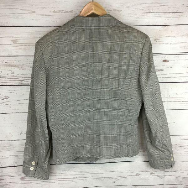 90s AD1992 Vintage Tricot COMME Des GARCONS Tailored Jacket Gray One Button Ladies M(USED)